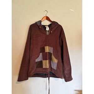 Grateful Dead Patchwork Corduroy Hoodie Steal Your Face NWT XL
